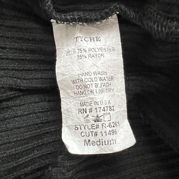 Vici Romper Womens Medium Black Ribbed Knit One Piece Shorts Comfy Minimalist - Picture 6 of 6